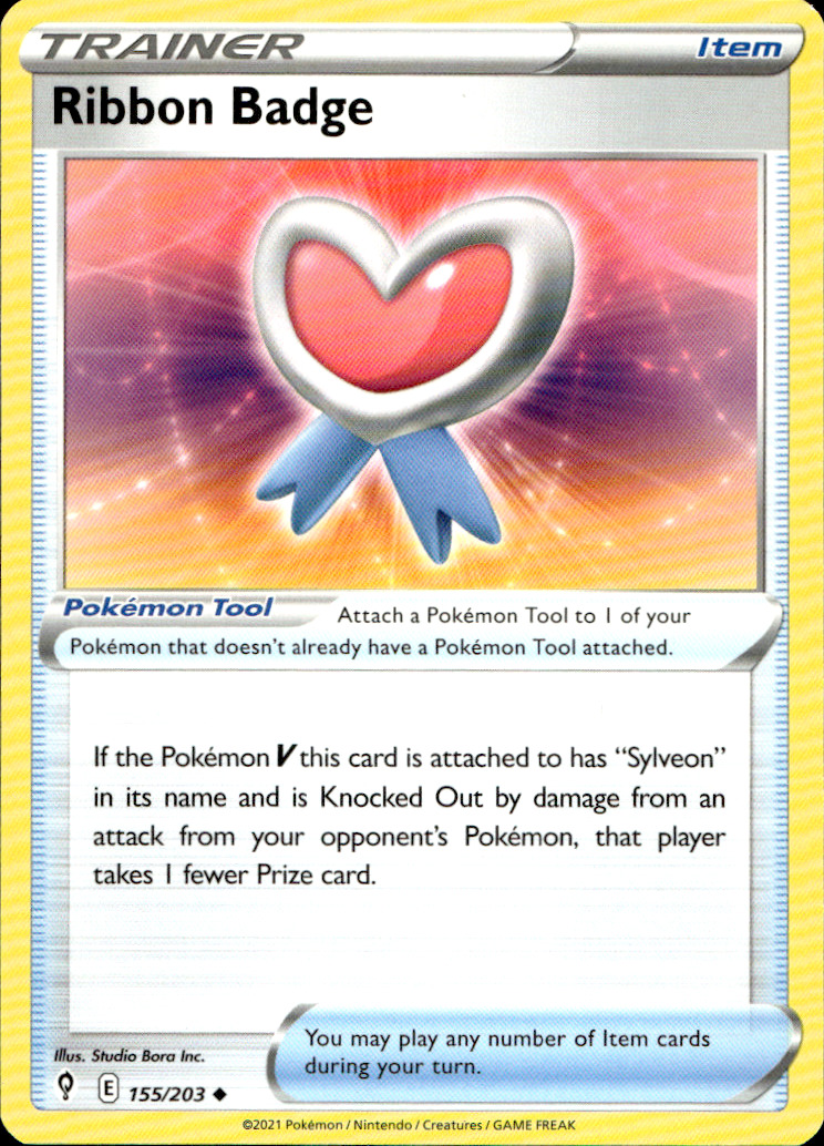 Scanned front of Ribbon Badge