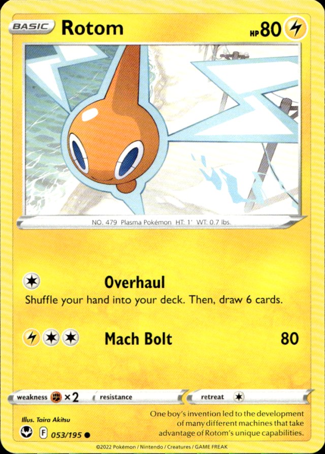 Scanned front of Rotom