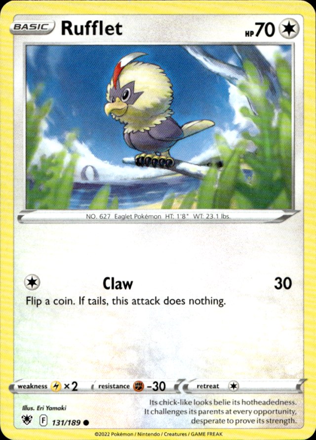 Scanned front of Rufflet