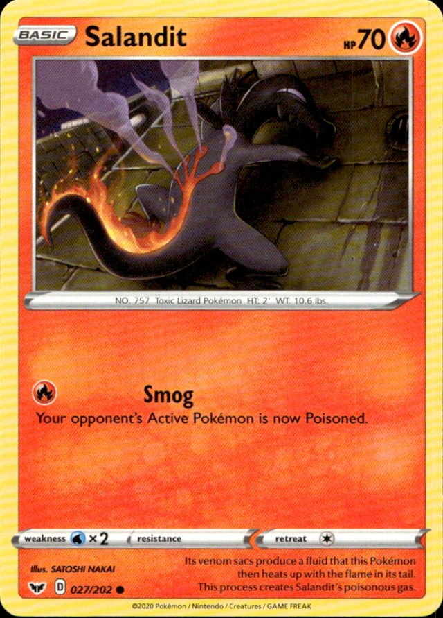 Scanned front of Salandit