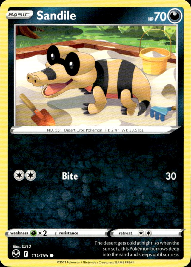 Scanned front of Sandile