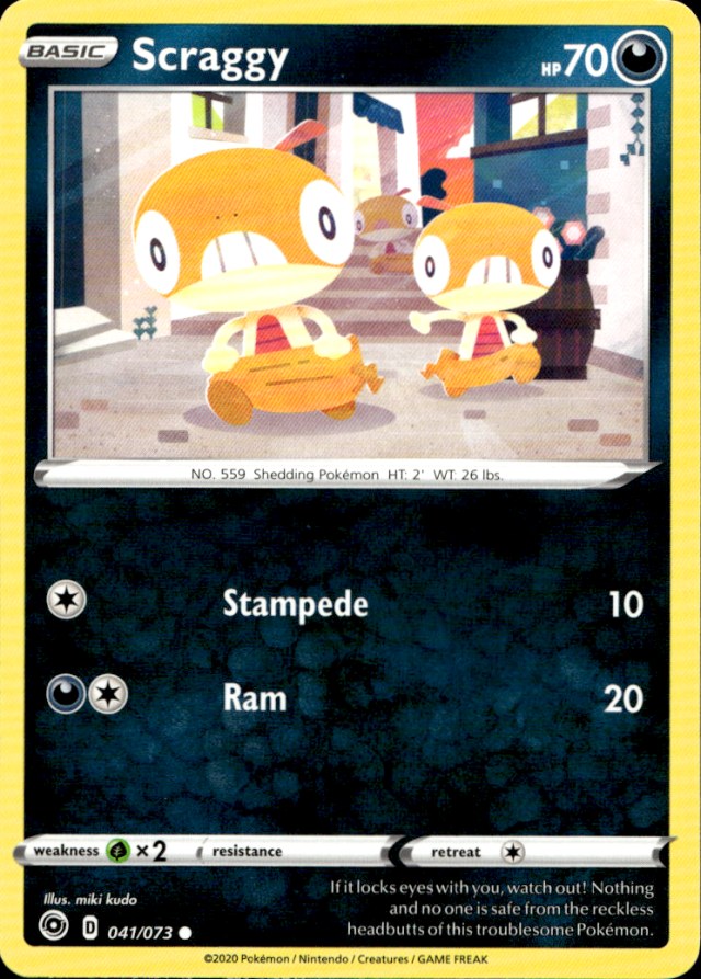 Scanned front of Scraggy