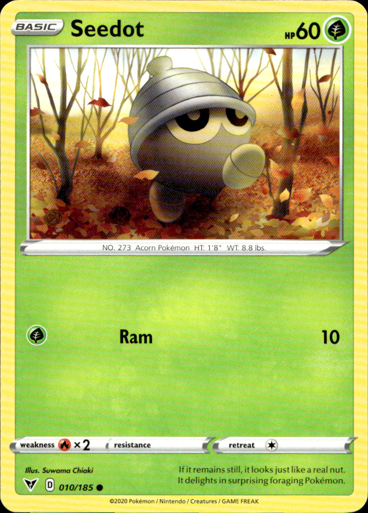Scanned front of Seedot