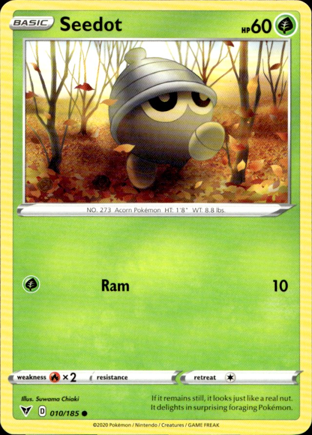 Scanned front of Seedot