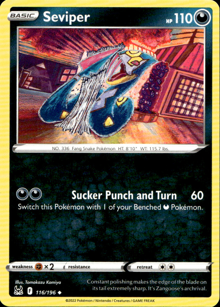 Scanned front of Seviper