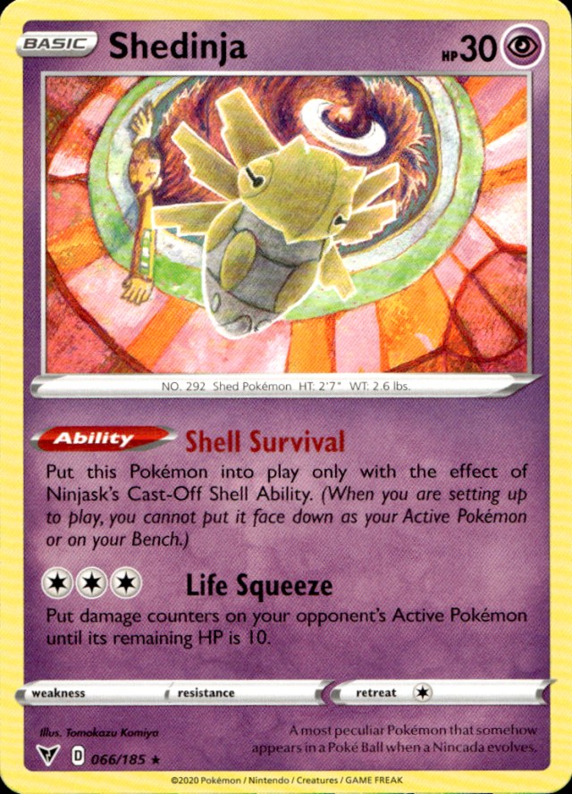 Scanned front of Shedinja