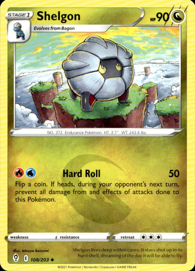 Scanned front of Shelgon
