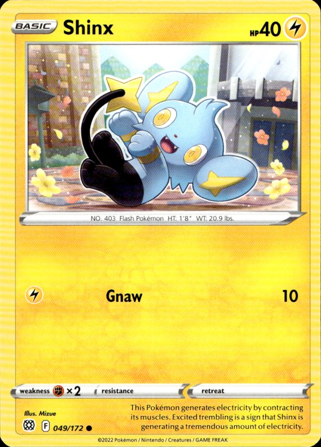 Scanned front of Shinx