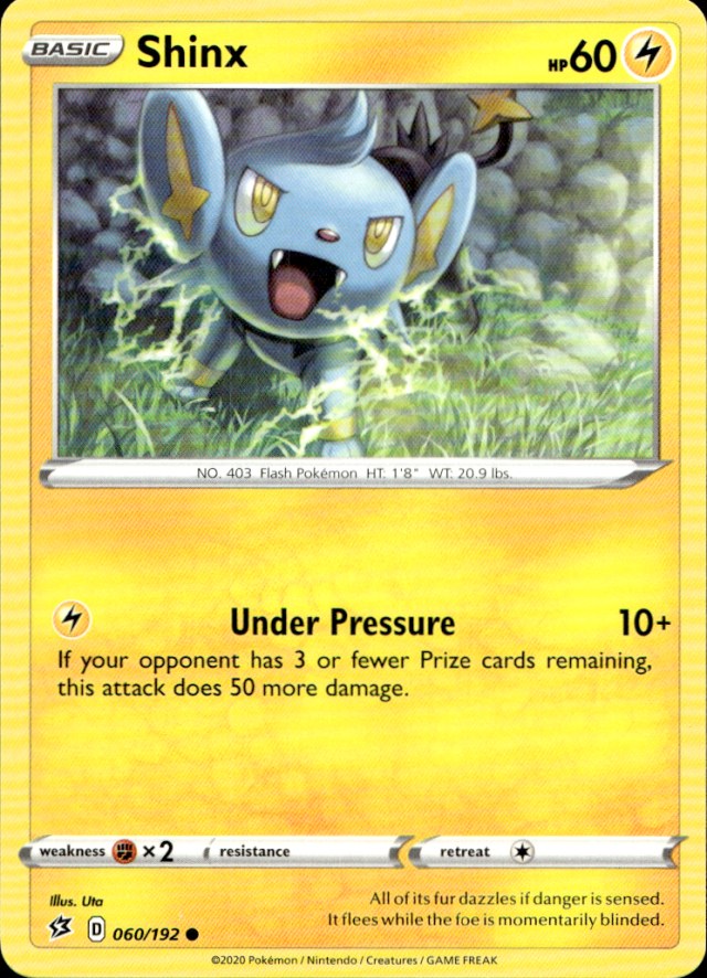 Scanned front of Shinx