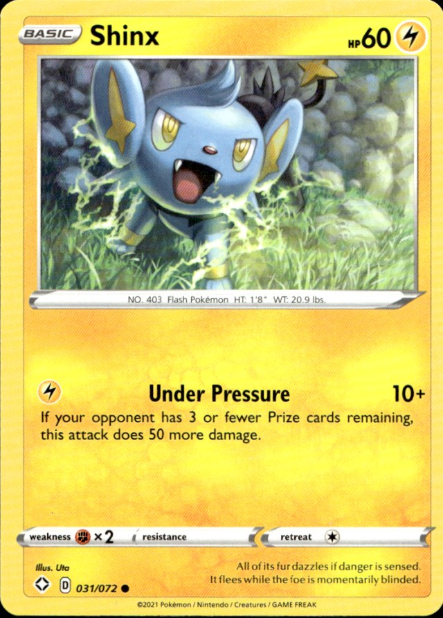 Scanned front of Shinx