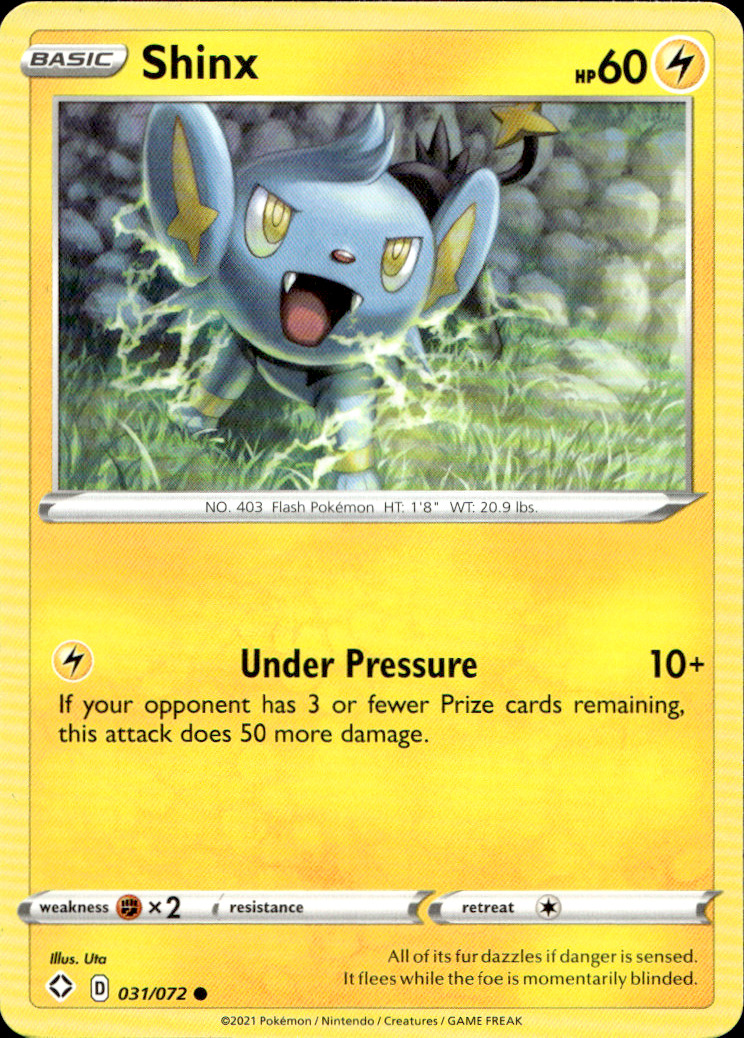 Scanned front of Shinx
