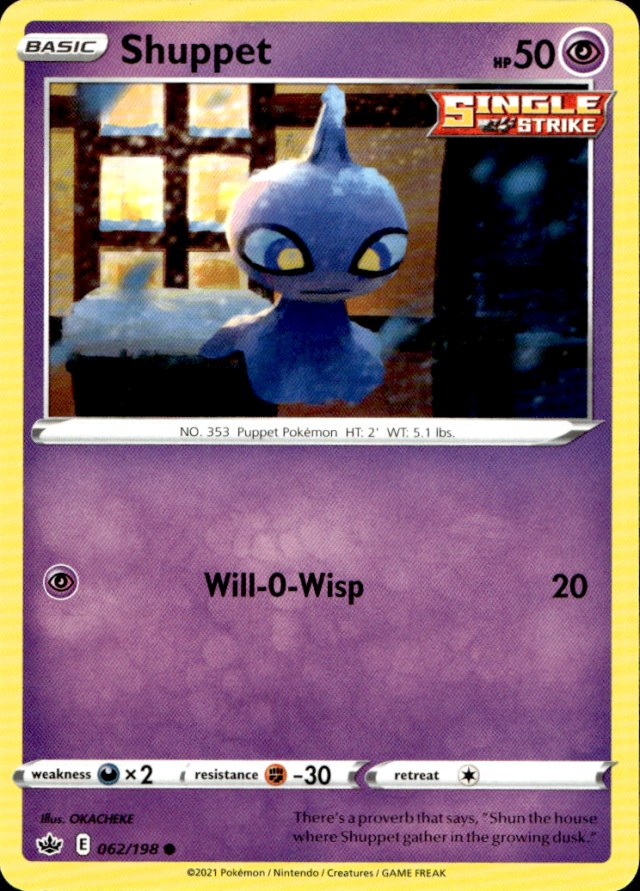 Scanned front of Shuppet