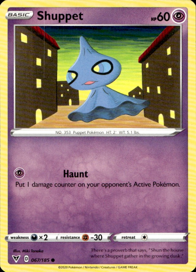 Scanned front of Shuppet