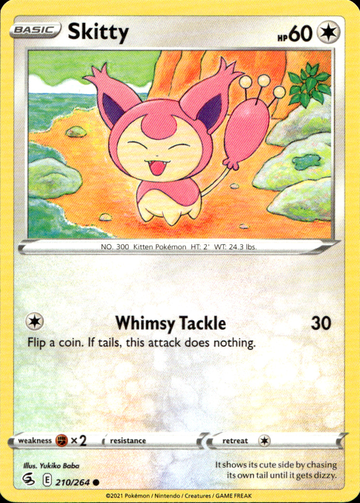 Scanned front of Skitty