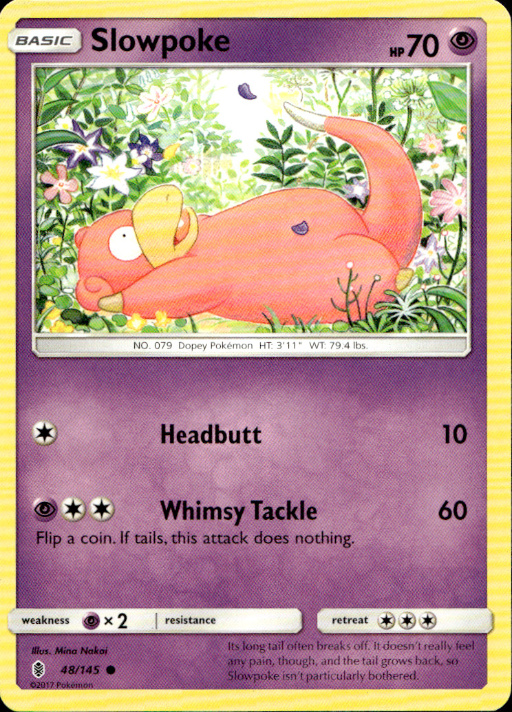 Scanned front of Slowpoke