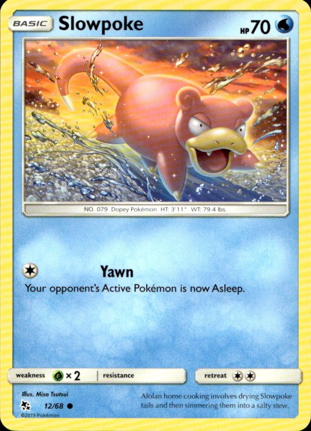 Scanned front of Slowpoke
