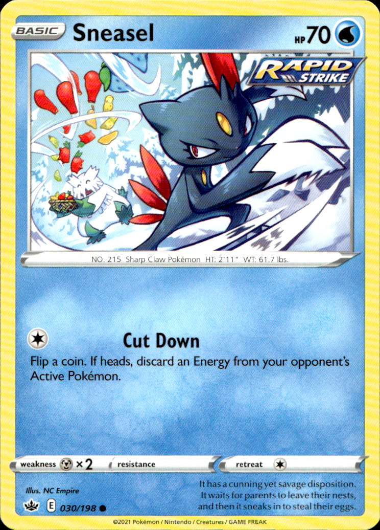 Scanned front of Sneasel