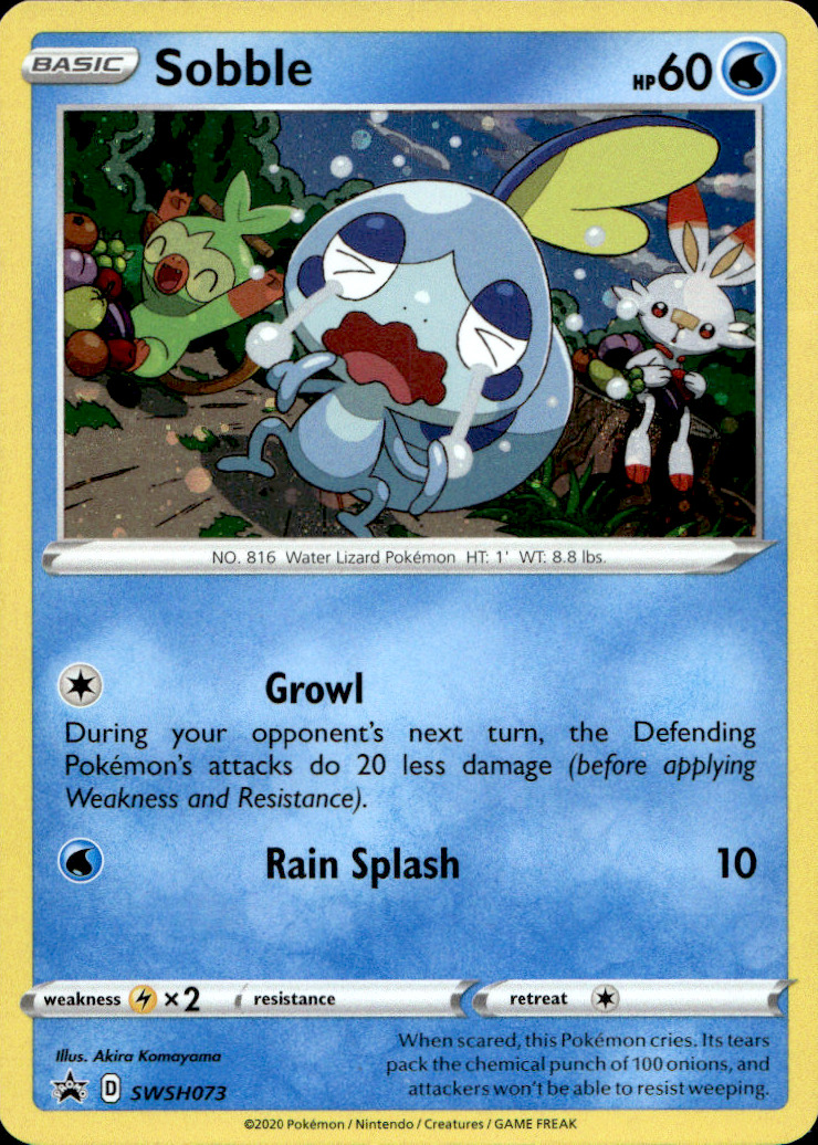 Scanned front of Sobble