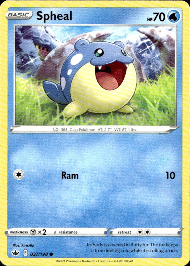 Scanned front of Spheal