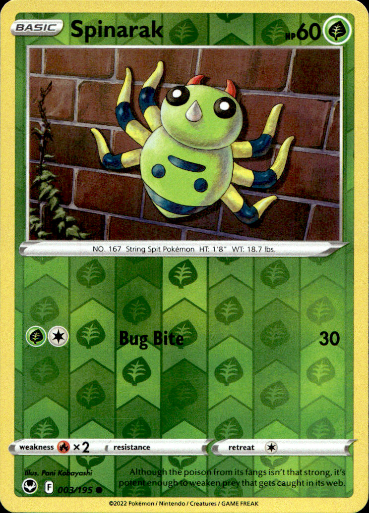 Scanned front of Spinarak