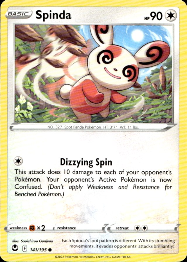 Scanned front of Spinda