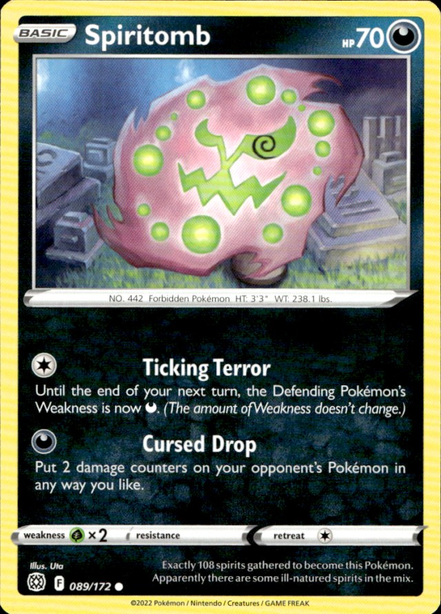Scanned front of Spiritomb