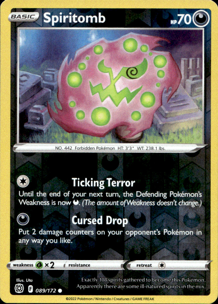 Scanned front of Spiritomb