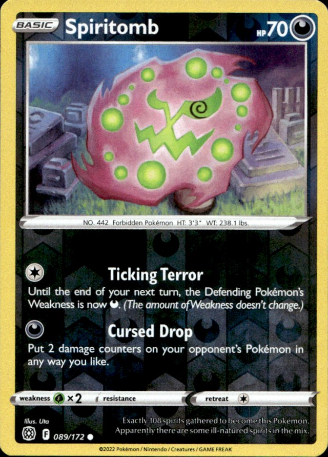 Scanned front of Spiritomb