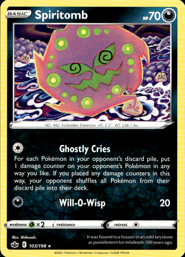 Scanned front of Spiritomb