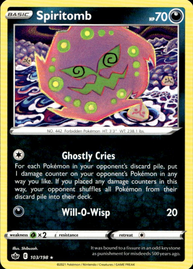 Scanned front of Spiritomb