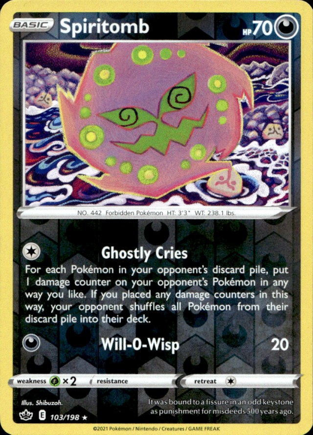 Scanned front of Spiritomb