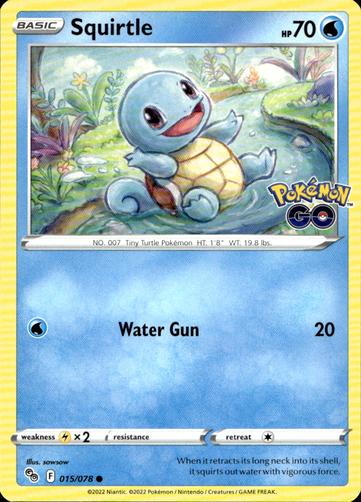 Scanned front of Squirtle