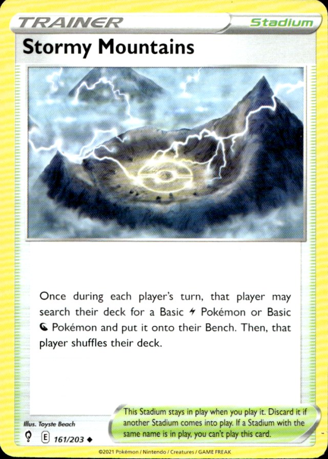Scanned front of Stormy Mountains