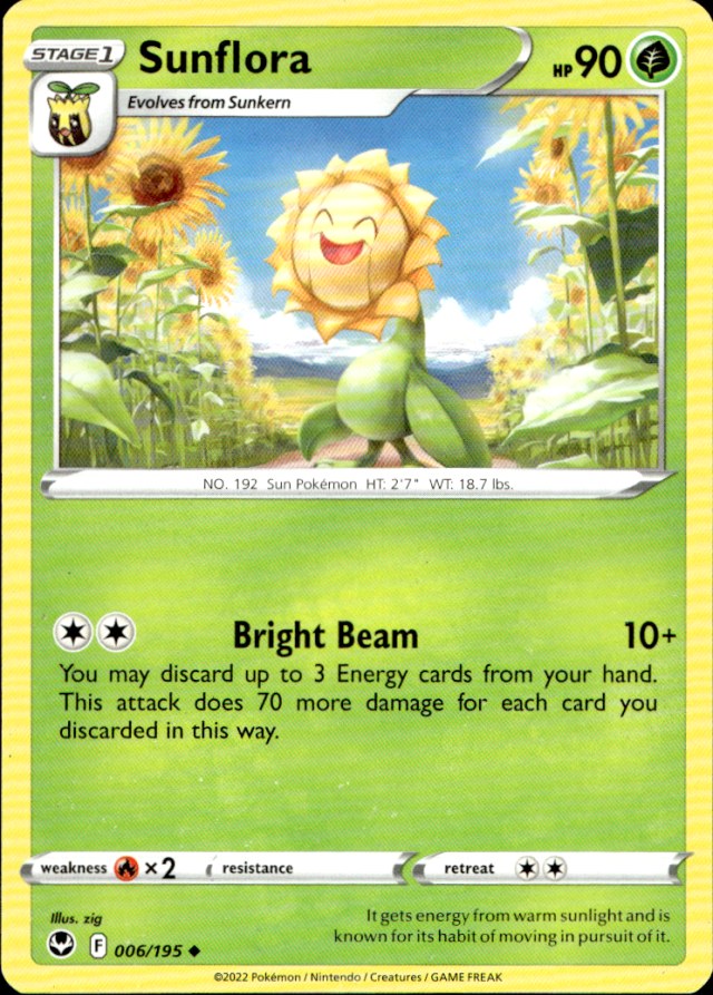 Scanned front of Sunflora