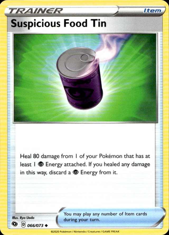 Scanned front of Suspicious Food Tin