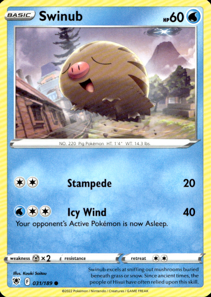 Scanned front of Swinub