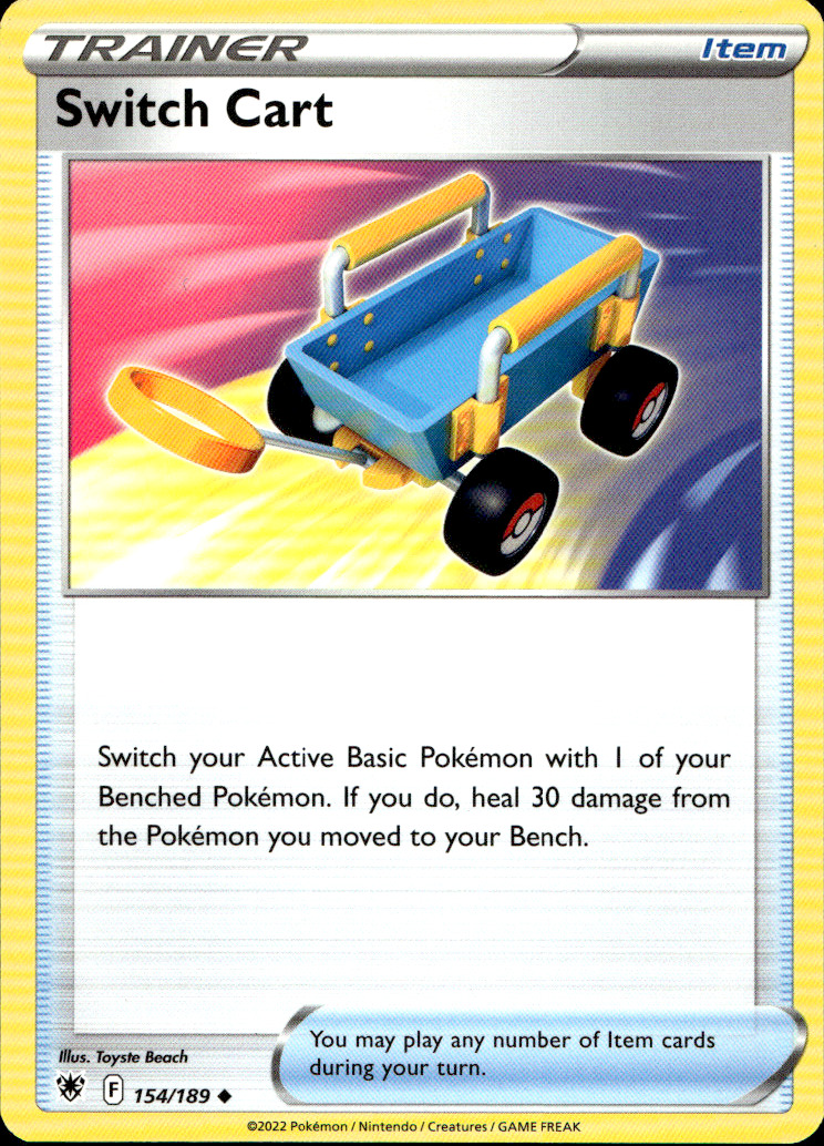 Scanned front of Switch Cart