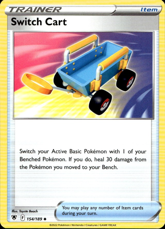 Scanned front of Switch Cart