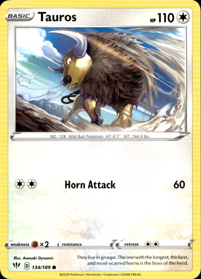 Scanned front of Tauros