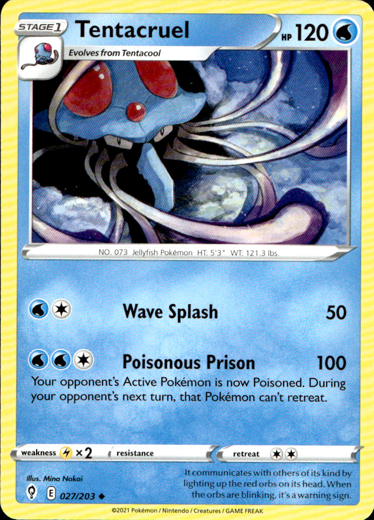 Scanned front of Tentacruel