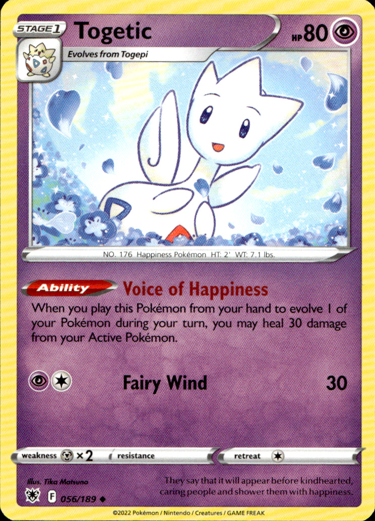 Scanned front of Togetic