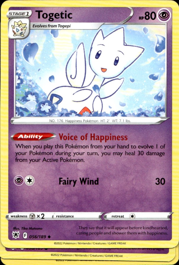 Scanned front of Togetic