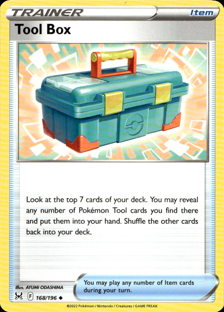 Scanned front of Tool Box