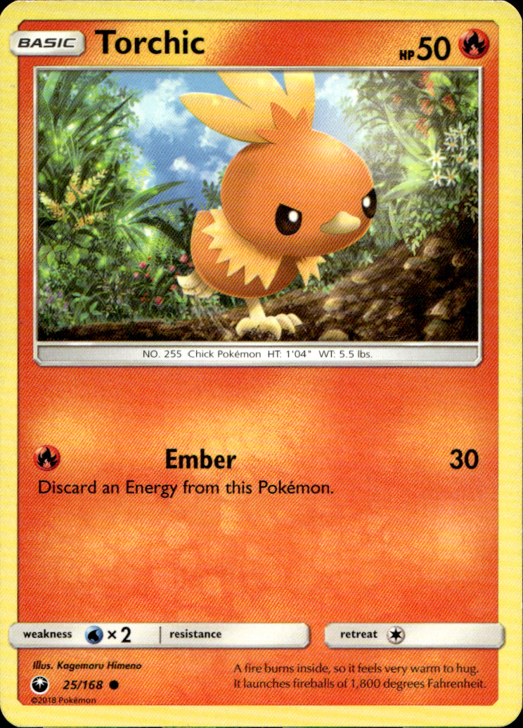 Scanned front of Torchic