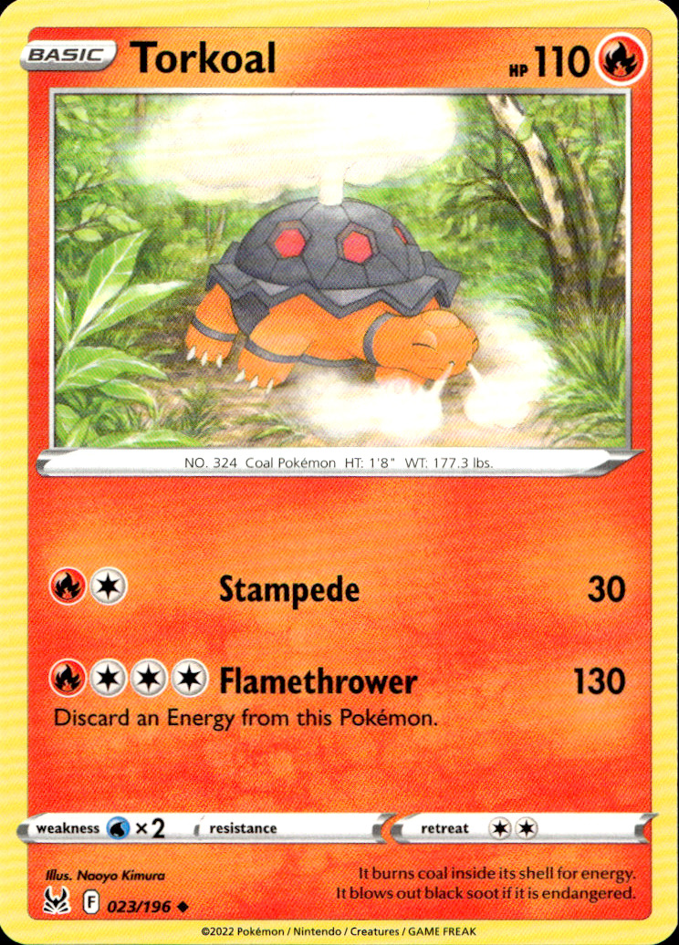 Scanned front of Torkoal