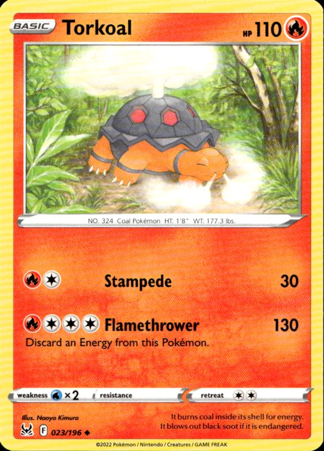 Scanned front of Torkoal