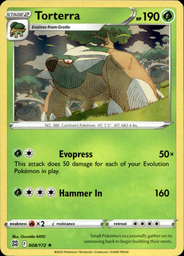 Scanned front of Torterra