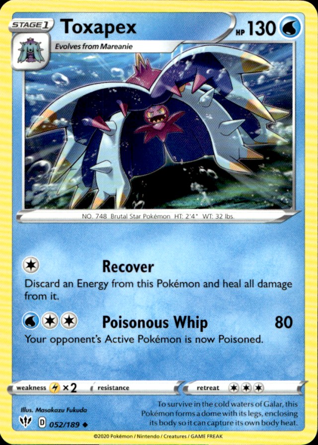 Scanned front of Toxapex