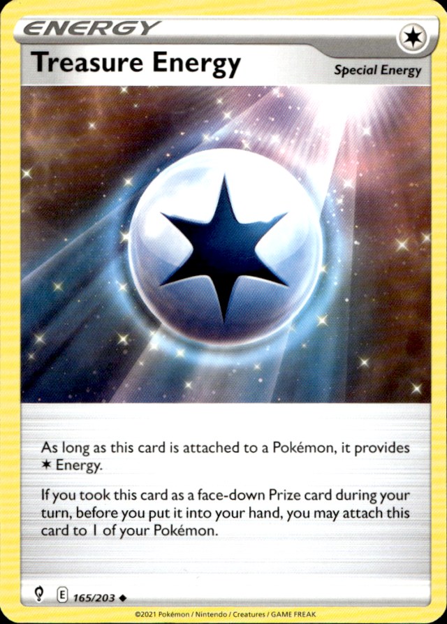 Scanned front of Treasure Energy