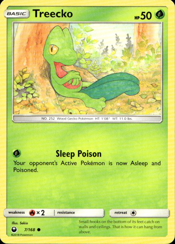 Scanned front of Treecko